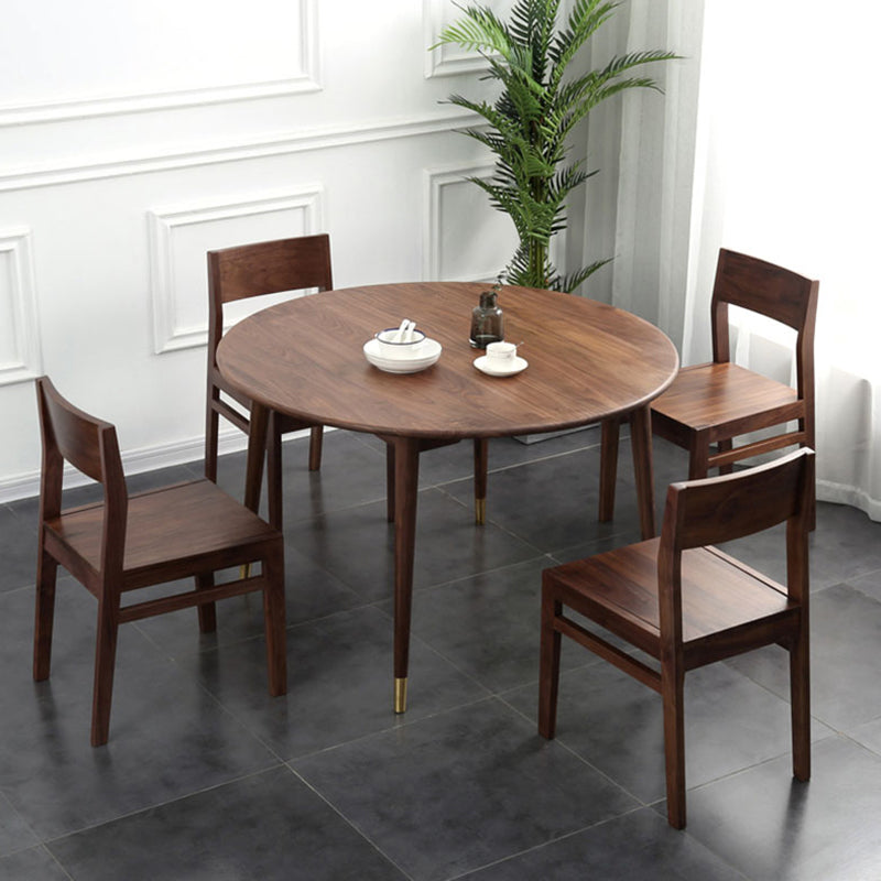 Dinner Kitchen Table Dining Room Round Pine Solid Wood Dining Table