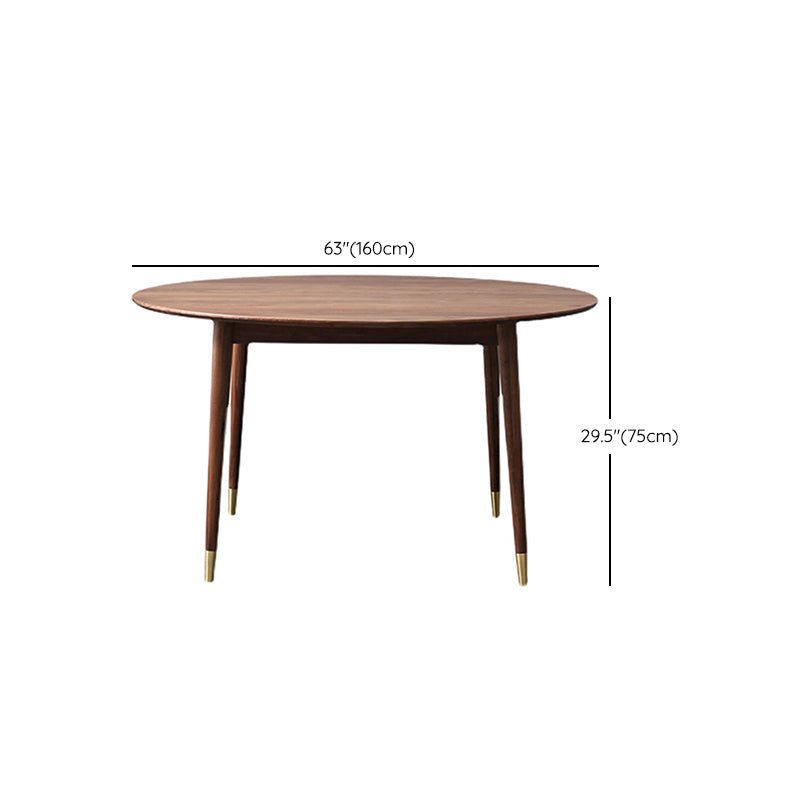 Dinner Kitchen Table Dining Room Round Pine Solid Wood Dining Table