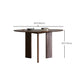 Dinner Kitchen Table Dining Room Round Wood Top Dining Table Clearhalo 'Dining Tables & Seating' 'Dining Tables' 'dining_table' 'furn' 'furn_dining_table' 'Furniture' 'Kitchen & Dining Furniture' 6956791