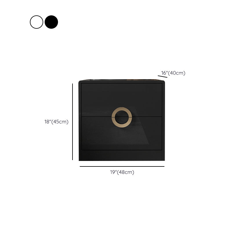 Contemporary Accent Table Nightstand Wooden Night Table with Drawers Clearhalo 'Bedroom Furniture' 'furn' 'furn_night_stand' 'Furniture' 'night_stand' 'Nightstands' 6956912