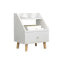 Open Storage Accent Table Nightstand Antique Finish Modern Bed Nightstand with Legs Clearhalo 'Bedroom Furniture' 'furn' 'furn_night_stand' 'Furniture' 'night_stand' 'Nightstands' 6956921