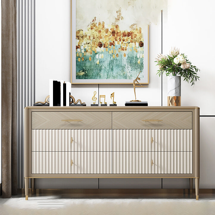 Klassieke Glam Stone opbergkast met 6 laden, 15,6 inch breed