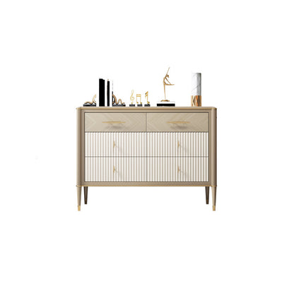 Klassieke Glam Stone opbergkast met 6 laden, 15,6 inch breed