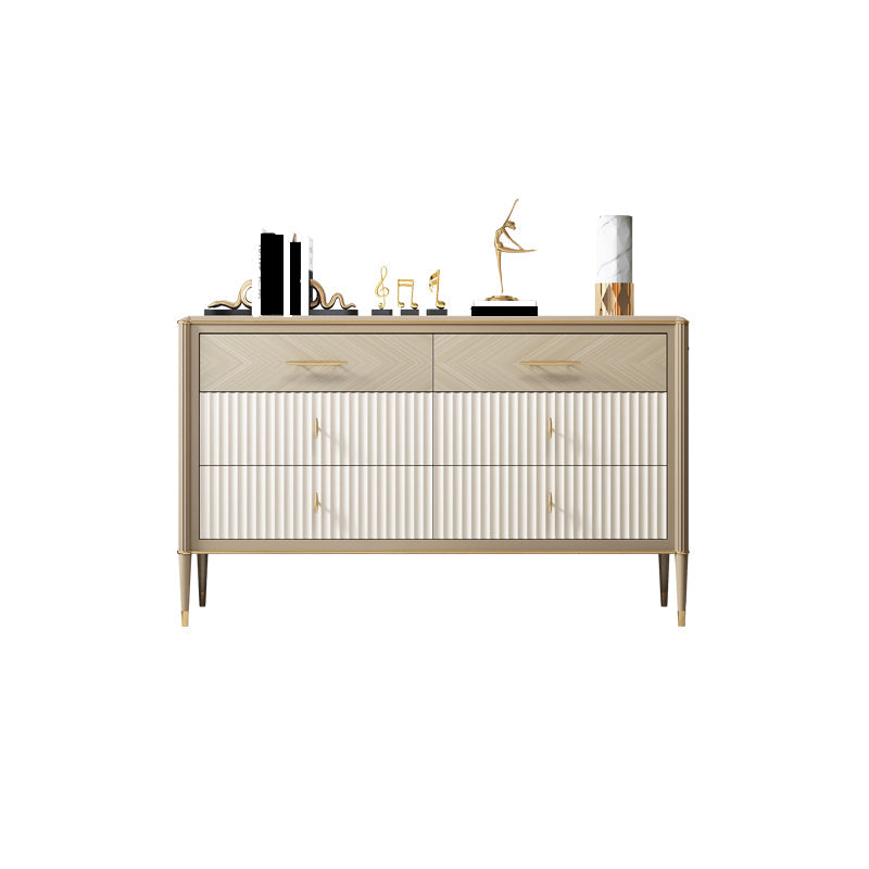 Klassieke Glam Stone opbergkast met 6 laden, 15,6 inch breed