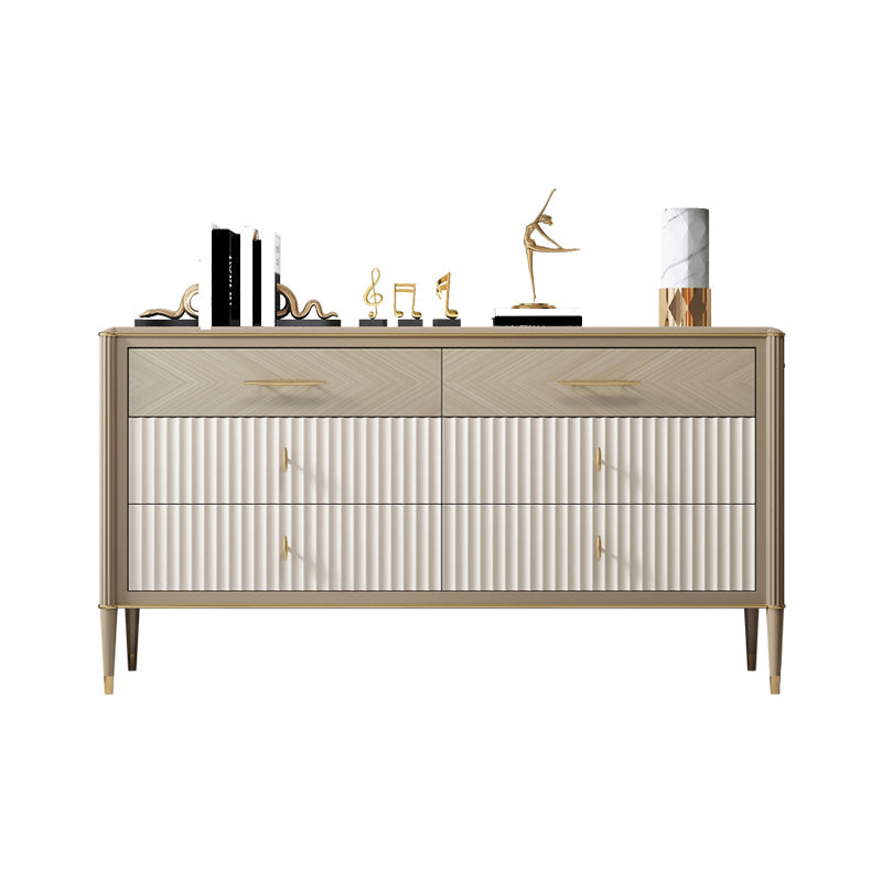 Klassieke Glam Stone opbergkast met 6 laden, 15,6 inch breed