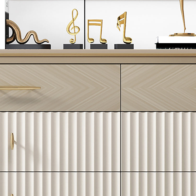 Klassieke Glam Stone opbergkast met 6 laden, 15,6 inch breed