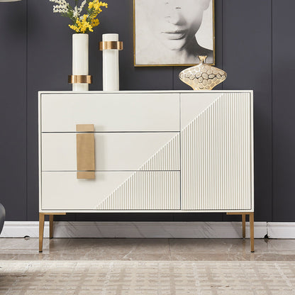 15.6 Inch Width Classic Glam Storage Chest Stone Storage Chest Dresser