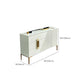 15.6 Inch Width Classic Glam Storage Chest Stone Storage Chest Dresser