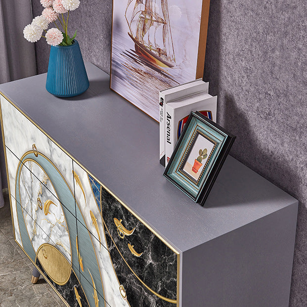 Aparador atractivo clásico del pecho del almacenamiento de madera sólida del aparador, anchura de 15,6 pulgadas