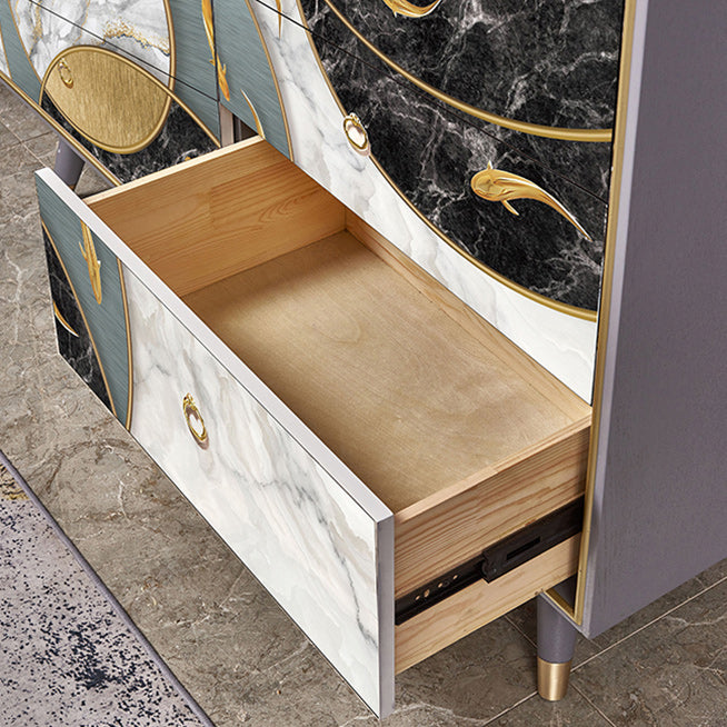 Aparador atractivo clásico del pecho del almacenamiento de madera sólida del aparador, anchura de 15,6 pulgadas