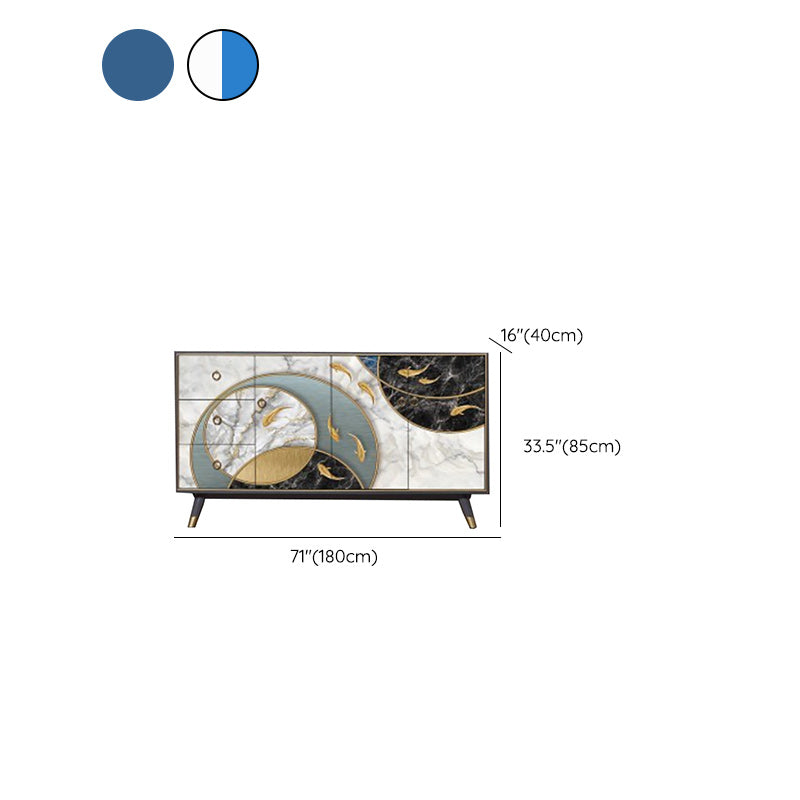 Aparador atractivo clásico del pecho del almacenamiento de madera sólida del aparador, anchura de 15,6 pulgadas