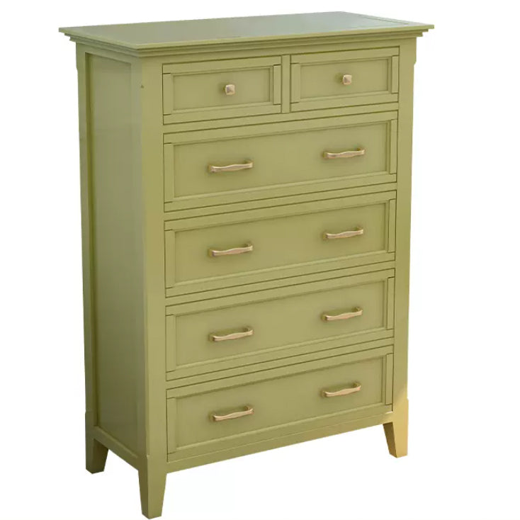 Commode de rangement horizontale Glam en bois d'hévéa sans miroir