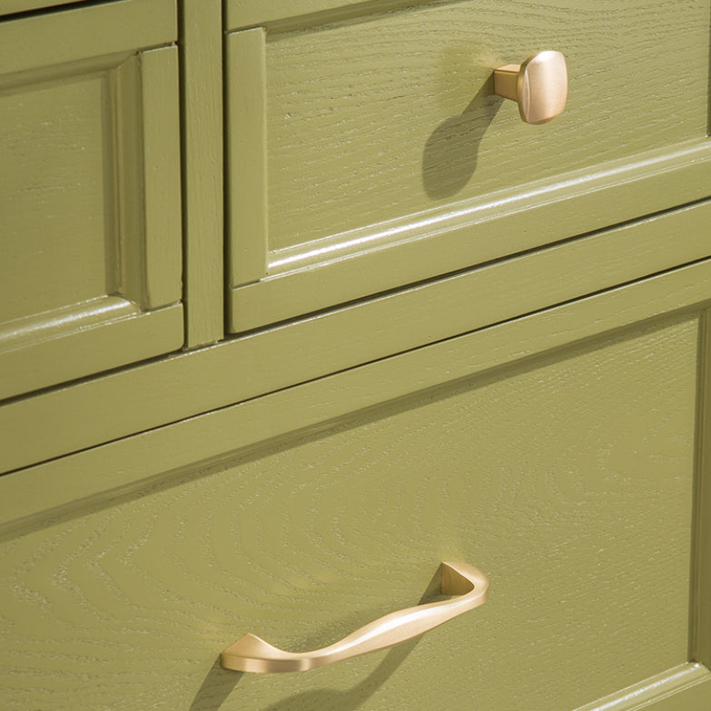 Commode de rangement horizontale Glam en bois d'hévéa sans miroir