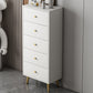 Vertical Glam Storage Chest Wooden Soft-Close Drawers Dresser with Metal Feet Clearhalo 'Bedroom Furniture' 'Dressers & Chests' 'dressers_chests' 'furn' 'furn_dressers_chests' 'Furniture' 6957219