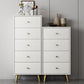 Vertical Glam Storage Chest Wooden Soft-Close Drawers Dresser with Metal Feet Clearhalo 'Bedroom Furniture' 'Dressers & Chests' 'dressers_chests' 'furn' 'furn_dressers_chests' 'Furniture' 6957222