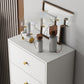 Vertical Glam Storage Chest Wooden Soft-Close Drawers Dresser with Metal Feet Clearhalo 'Bedroom Furniture' 'Dressers & Chests' 'dressers_chests' 'furn' 'furn_dressers_chests' 'Furniture' 6957228