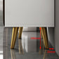 Vertical Glam Storage Chest Wooden Soft-Close Drawers Dresser with Metal Feet Clearhalo 'Bedroom Furniture' 'Dressers & Chests' 'dressers_chests' 'furn' 'furn_dressers_chests' 'Furniture' 6957230