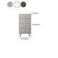 Vertical Glam Storage Chest Wooden Soft-Close Drawers Dresser with Metal Feet Clearhalo 'Bedroom Furniture' 'Dressers & Chests' 'dressers_chests' 'furn' 'furn_dressers_chests' 'Furniture' 6957235