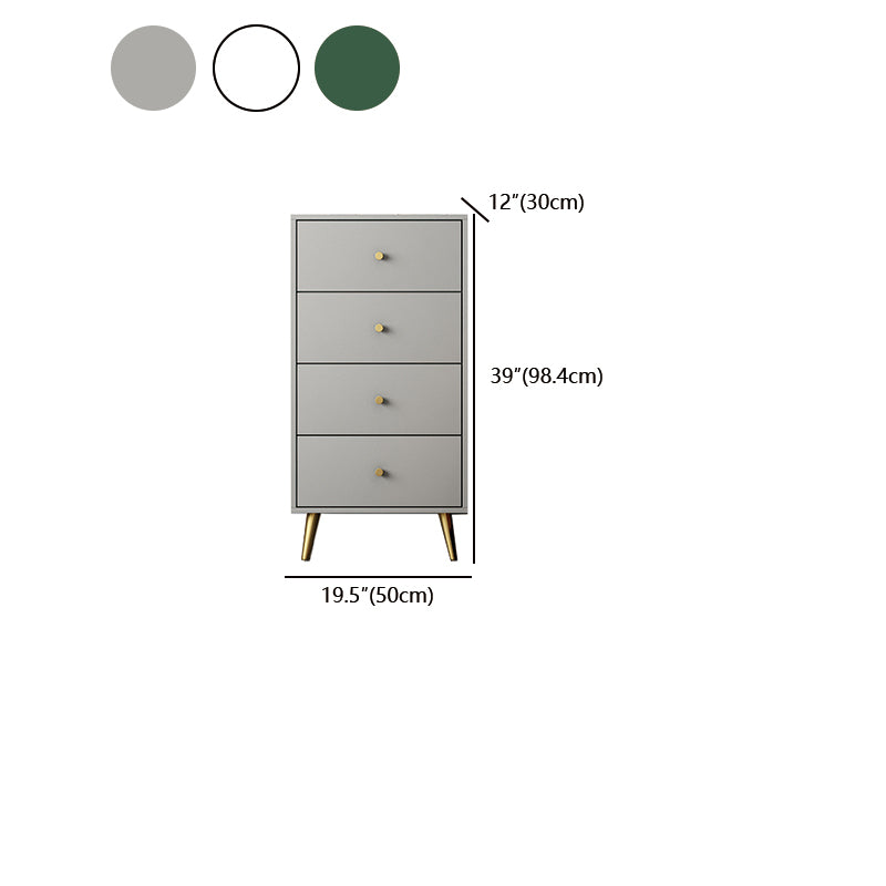 Vertical Glam Storage Chest Wooden Soft-Close Drawers Dresser with Metal Feet Clearhalo 'Bedroom Furniture' 'Dressers & Chests' 'dressers_chests' 'furn' 'furn_dressers_chests' 'Furniture' 6957235