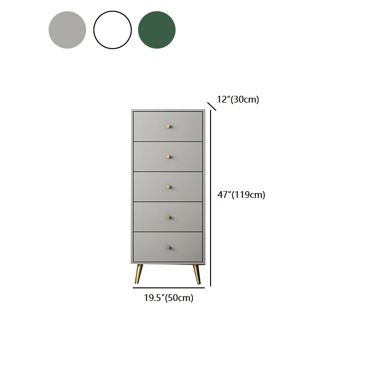Vertical Glam Storage Chest Wooden Soft-Close Drawers Dresser with Metal Feet Clearhalo 'Bedroom Furniture' 'Dressers & Chests' 'dressers_chests' 'furn' 'furn_dressers_chests' 'Furniture' 6957236