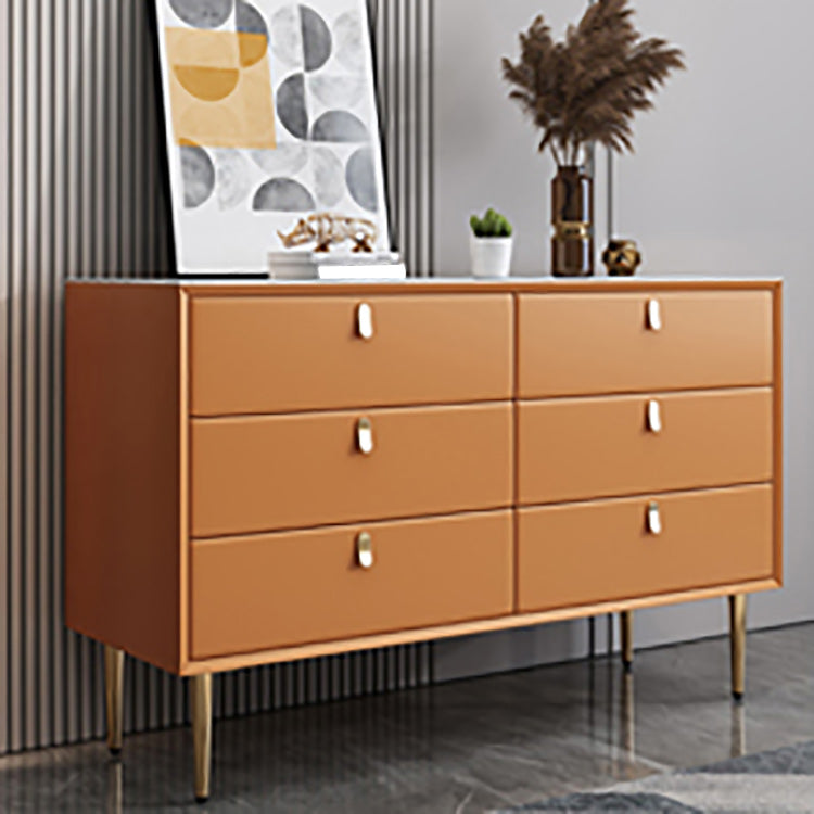 Classic Glam Dresser Stone Storage Chest Dresser with 6/7/9 Drawers , 15.6 Inch W Clearhalo 'Bedroom Furniture' 'Dressers & Chests' 'dressers_chests' 'furn' 'furn_dressers_chests' 'Furniture' 6957295