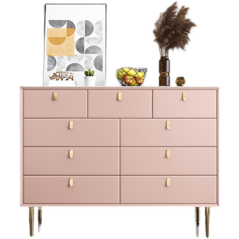 Classic Glam Dresser Stone Storage Chest Dresser with 6/7/9 Drawers , 15.6 Inch W Clearhalo 'Bedroom Furniture' 'Dressers & Chests' 'dressers_chests' 'furn' 'furn_dressers_chests' 'Furniture' 6957297