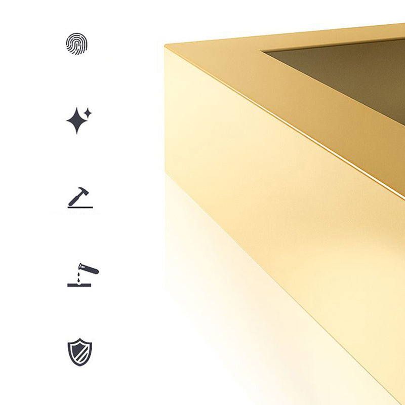 Modern Stone Office Desk Rectangular Shape Task Desk with 2-Drawers in White/Grey Clearhalo 'furn' 'furn_office_desk' 'Furniture' 'Office Desks' 'Office Furniture' 'office_desk' 6957916