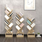 Scandinavische boekenplank Standaard Engineered Wood Gesloten Back -boekenkast