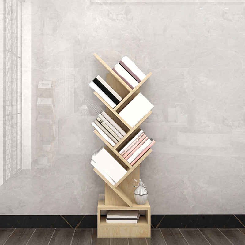 Scandinavische boekenplank Standaard Engineered Wood Gesloten Back -boekenkast