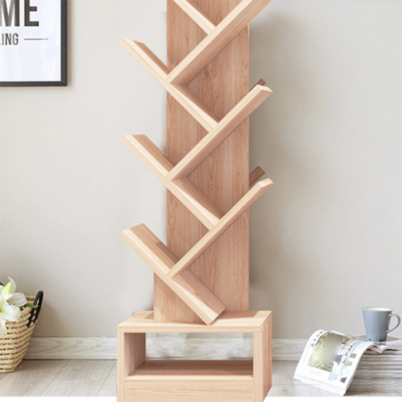 Scandinavische boekenplank Standaard Engineered Wood Gesloten Back -boekenkast