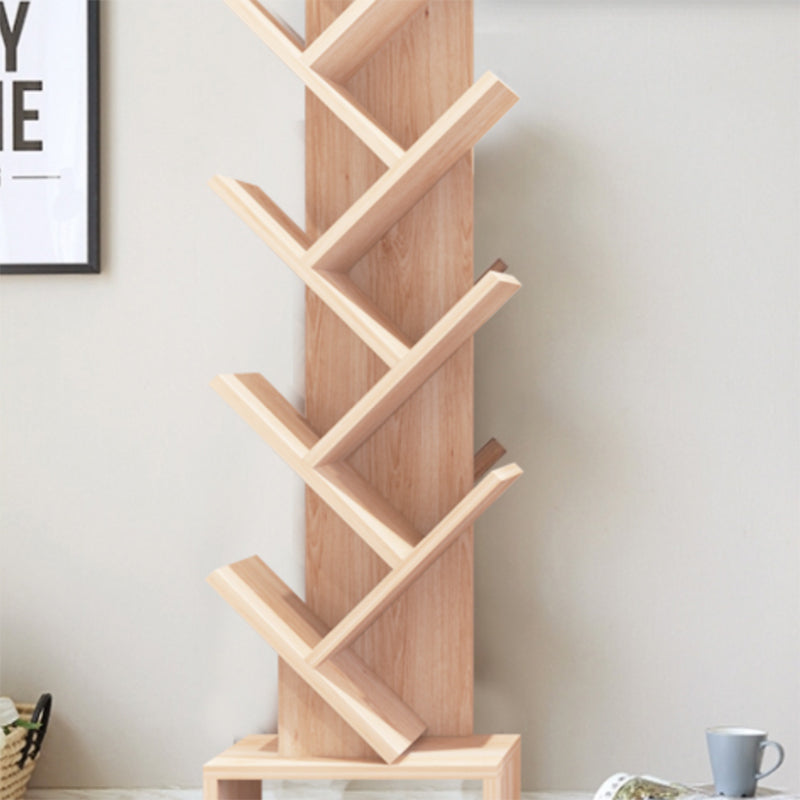 Scandinavische boekenplank Standaard Engineered Wood Gesloten Back -boekenkast