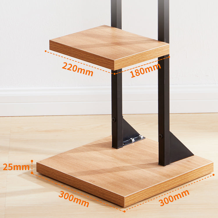 Contemporary Standard Bookshelf Open Back Engineered Wood Bookcase Clearhalo 'Bookcases' 'furn' 'furn_bookcases' 'Furniture' 'Office Furniture' 6958088