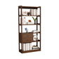 Modern Style Open Back Bookshelf Standard Wooden Shelf Bookcase