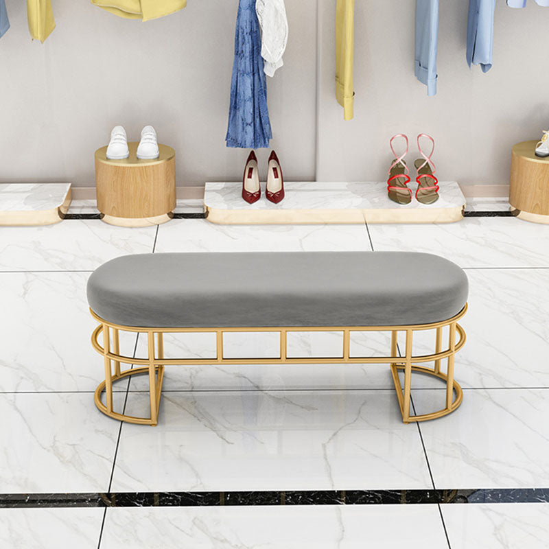 Moderne Eingangsbank Metall-Sitzbank, 14-Zoll-Breite