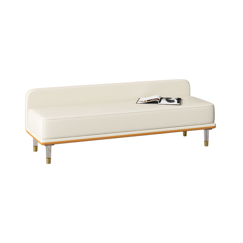 Glam Cushioned Seating Bench Rectangle Entryway and Bedroom Bench Clearhalo 'Benches' 'Chairs & Seating' 'furn' 'furn_benches' 'Furniture' 'Living Room Furniture' 6958186