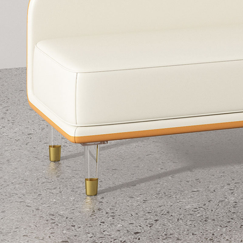 Glam Cushioned Seating Bench Rectangle Entryway and Bedroom Bench Clearhalo 'Benches' 'Chairs & Seating' 'furn' 'furn_benches' 'Furniture' 'Living Room Furniture' 6958189