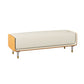 Glam Cushioned Seating Bench Rectangle Entryway and Bedroom Bench Clearhalo 'Benches' 'Chairs & Seating' 'furn' 'furn_benches' 'Furniture' 'Living Room Furniture' 6958191