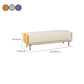 Glam Cushioned Seating Bench Rectangle Entryway and Bedroom Bench Clearhalo 'Benches' 'Chairs & Seating' 'furn' 'furn_benches' 'Furniture' 'Living Room Furniture' 6958196