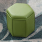 Solid Color Leather Standard Stool Modern Style Simple Unique Shape Footrest Green 1 Piece Clearhalo 'furn' 'furn_ottomans_poufs' 'Furniture' 'Living Room Furniture' 'Ottomans & Poufs' 'ottomans_poufs' 6958412