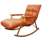 Single Modern Style Chaise Lazy Sofa Chair Lounge Leisure Rocking Chair Orange Clearhalo 'Chairs & Seating' 'furn' 'furn_rocking_chairs' 'Furniture' 'Living Room Furniture' 'Rocking Chairs' 'rocking_chairs' 6958433