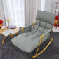 Single Modern Style Chaise Lazy Sofa Chair Lounge Leisure Rocking Chair Green Clearhalo 'Chairs & Seating' 'furn' 'furn_rocking_chairs' 'Furniture' 'Living Room Furniture' 'Rocking Chairs' 'rocking_chairs' 6958437