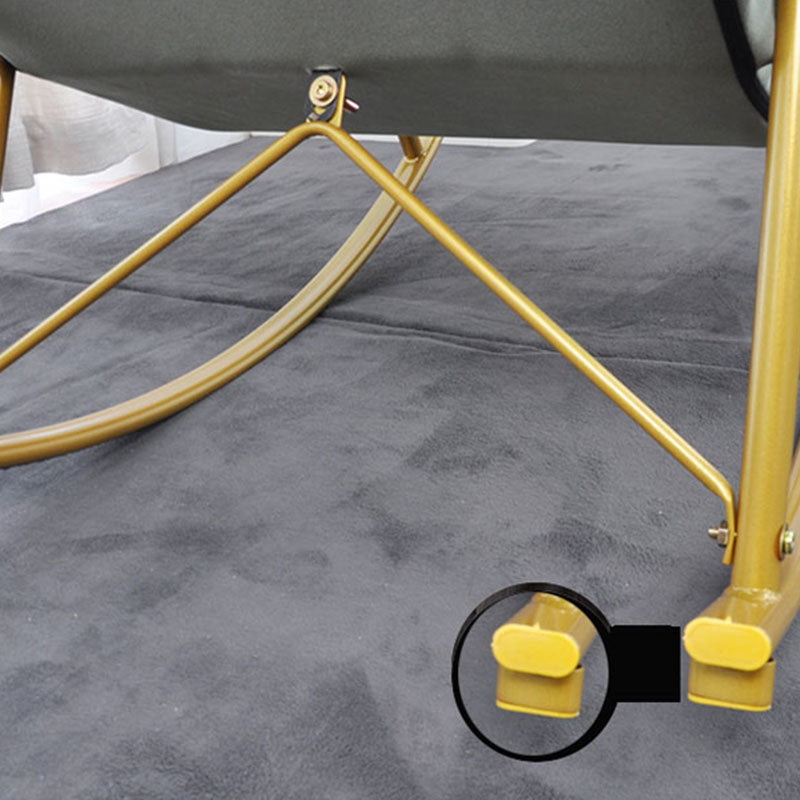 Single Modern Style Chaise Lazy Sofa Chair Lounge Leisure Rocking Chair Clearhalo 'Chairs & Seating' 'furn' 'furn_rocking_chairs' 'Furniture' 'Living Room Furniture' 'Rocking Chairs' 'rocking_chairs' 6958440