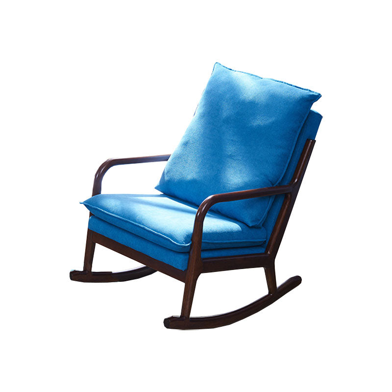 Mid Century Modern Style Sofa Rocking Chair Indoor Rocking Chair with Cushion Clearhalo 'Chairs & Seating' 'furn' 'furn_rocking_chairs' 'Furniture' 'Living Room Furniture' 'Rocking Chairs' 'rocking_chairs' 6958483