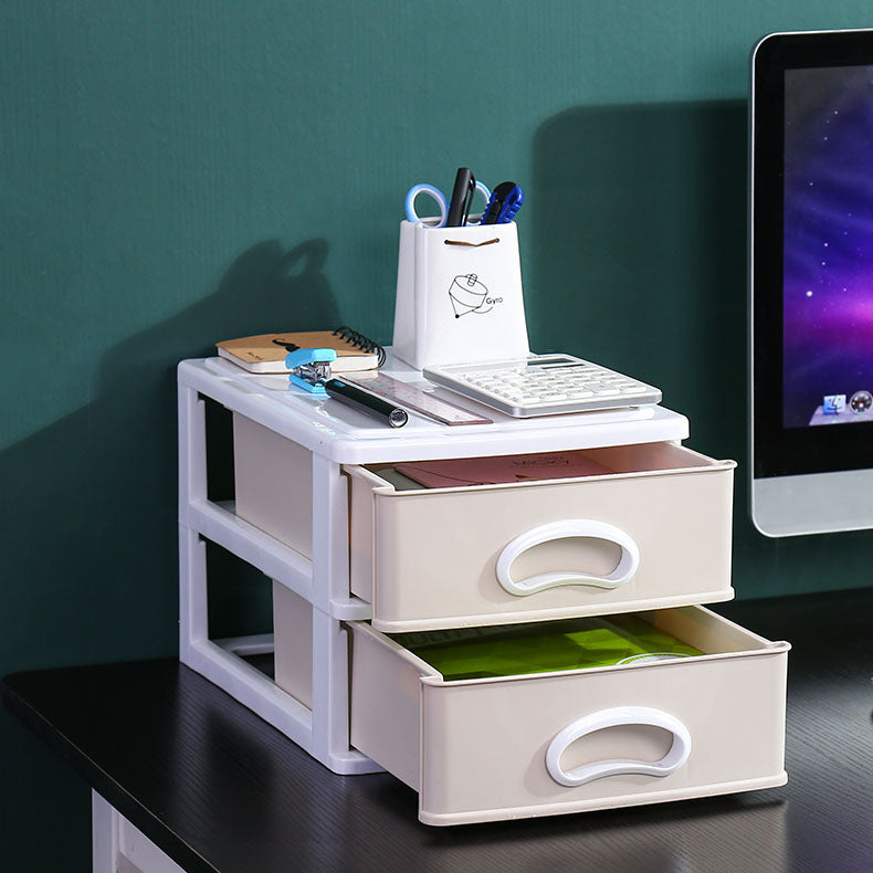 Plastic File Cabinet Gray Vertical Filing Cabinet with Drawers for Home or Office Clearhalo 'Filing Cabinets' 'filling_cabinets' 'furn' 'furn_filling_cabinets' 'Furniture' 'Office Furniture' 6958554