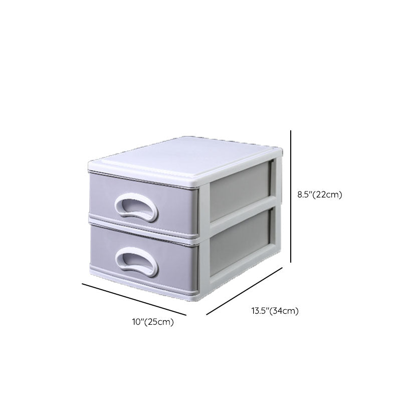 Plastic File Cabinet Gray Vertical Filing Cabinet with Drawers for Home or Office Clearhalo 'Filing Cabinets' 'filling_cabinets' 'furn' 'furn_filling_cabinets' 'Furniture' 'Office Furniture' 6958559