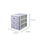 Plastic File Cabinet Gray Vertical Filing Cabinet with Drawers for Home or Office Clearhalo 'Filing Cabinets' 'filling_cabinets' 'furn' 'furn_filling_cabinets' 'Furniture' 'Office Furniture' 6958560