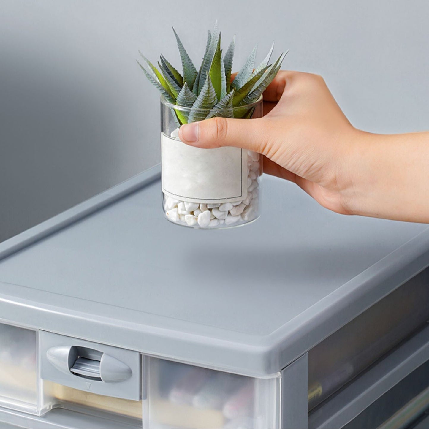 Mobile moderno mobile in plastica mobile a colori solidi per home office