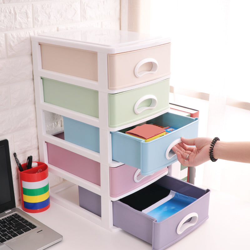 Color Block File Cabinet Drawers Vertical Plastic Filing Cabinet Clearhalo 'Filing Cabinets' 'filling_cabinets' 'furn' 'furn_filling_cabinets' 'Furniture' 'Office Furniture' 6958606
