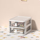 Transparent File Cabinet Plastic Drawers Vertical Filing Cabinet for Home and Office White 2 Clearhalo 'Filing Cabinets' 'filling_cabinets' 'furn' 'furn_filling_cabinets' 'Furniture' 'Office Furniture' 6958640