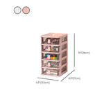 Transparent File Cabinet Plastic Drawers Vertical Filing Cabinet for Home and Office Clearhalo 'Filing Cabinets' 'filling_cabinets' 'furn' 'furn_filling_cabinets' 'Furniture' 'Office Furniture' 6958653